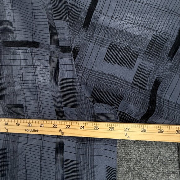 Tommy Bahama Button Up Shirt Short Sleeve Silk Hawaii Tropical Purple Geometric - Picture 7 of 13